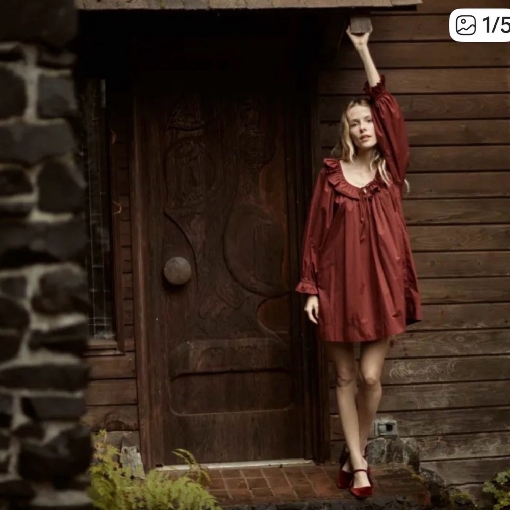 Doen Burgundy Wynne Dress